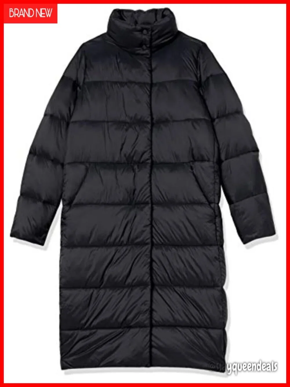 Lightweight Water-Resistant Longer Length Cocoon Puffer Coat
